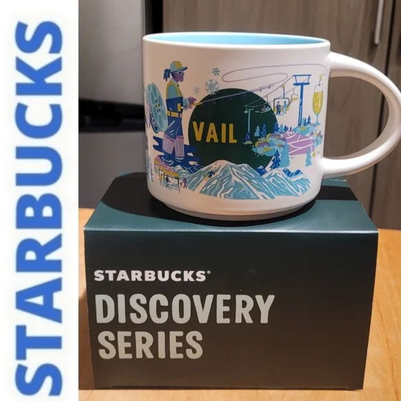 Starbucks NEW Discovery Series Vail 14oz Coffee Mug - Picture 1 of 7
